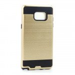 Wholesale Samsung Galaxy Note FE / Note Fan Edition / Note 7 Iron Shield Hybrid Case (Champagne Gold)